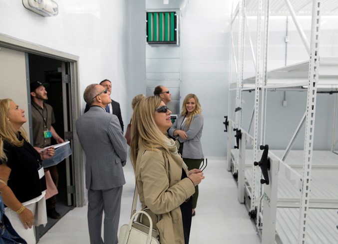  Sunglasses were made available upon request in the brightly lit grow rooms. As soon as Candre receives a cultivation licence from Health Canada, the company will be able to start its first test crops.