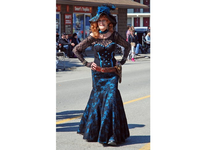  Marva DeBow, who goes by Pistol Packin’ Madame when in costume, was among the Women of the Wild West from Cochrane.