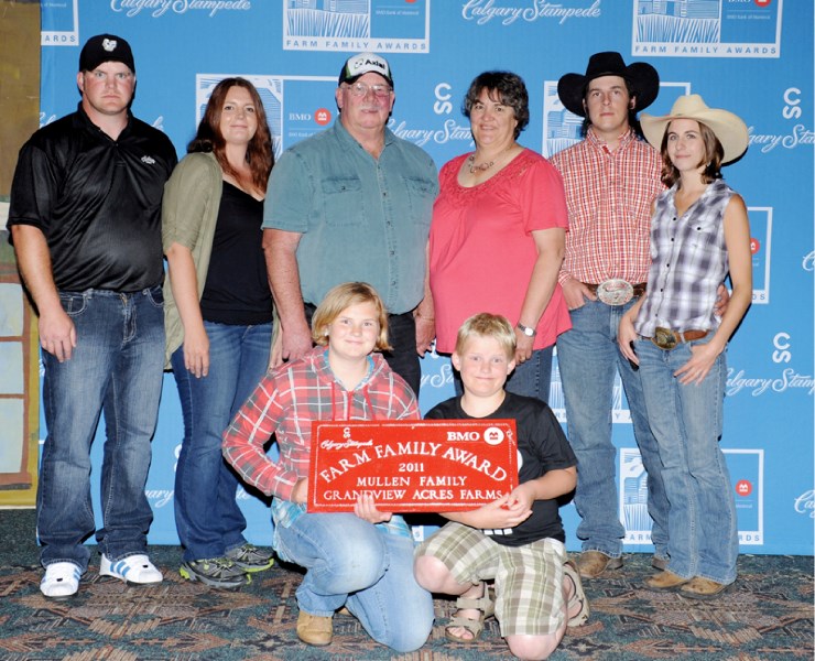 Back row from left to right: Ryan and Karilea Berg