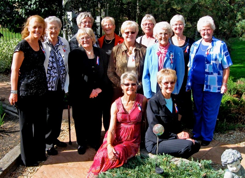 2011 Vonin Icelandic Ladies Aid members celebrate 120th anniversary. Back row left: Ellen Ingolfsson