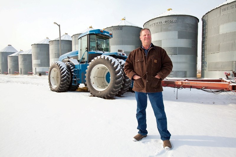 Former CWB district 2 director Jeff Nielsen at his farm east of Olds last Friday. Resigning from board was in &#8216;best interest of farmers.&#8217;