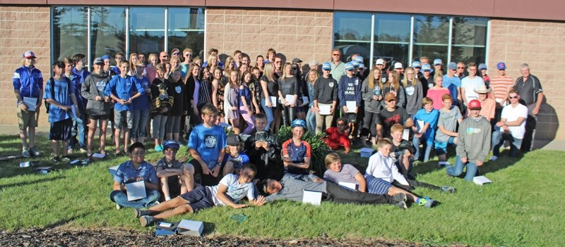 About 180 athletes were honoured by the Town of Carstairs with Provincial Sports Awards for attending provincials in 2016-17. The ceremony took place at the town office on