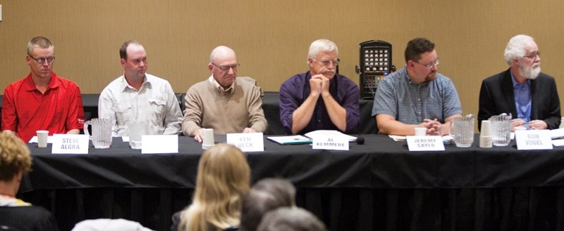 The six candidates in the MVC election.