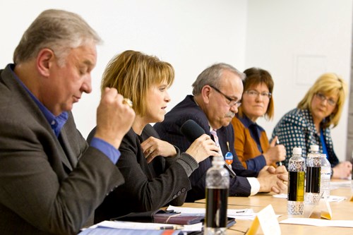 The Innisfail-Sylvan Lake riding candidates got to share their views and platforms at a forum at the Innisfail Library/Learning Centre on April 10.