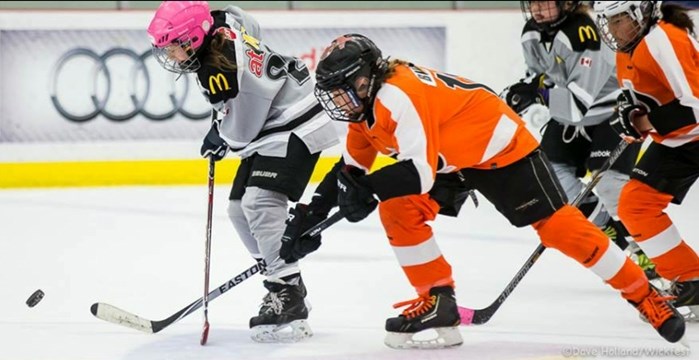 The Innisfail female atom Flyers will welcome players and teams from across the province in March 2016. Innisfail was recently chosen as the official host for the 2016 female 