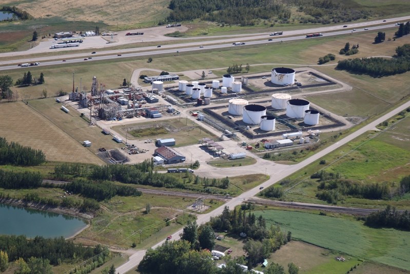 Construction is expected to start this summer on the new $90-million motor oil re-refinery at the northeast corner (left-centre) of Parkland Refining Ltd&#8217;s site two