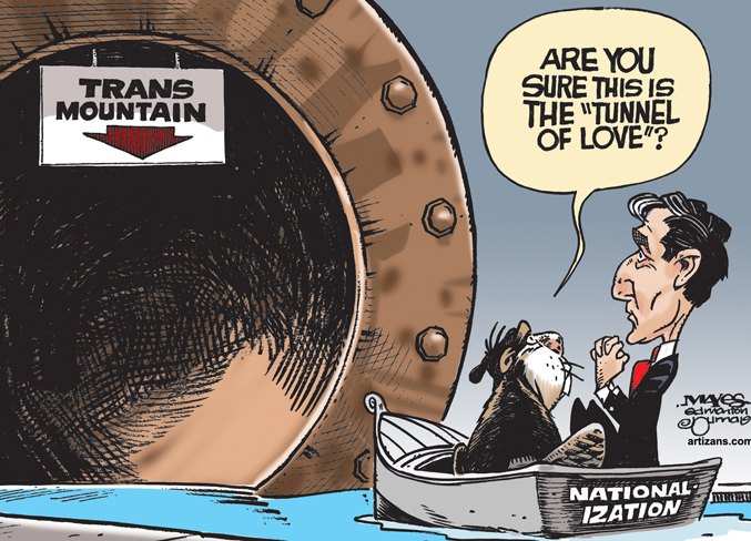 Justin Trudeau and Canada enter Trans Mountain's Tunnel of Love - Justin Trudeau and Canada enter Trans Mountain's Tunnel of Love -