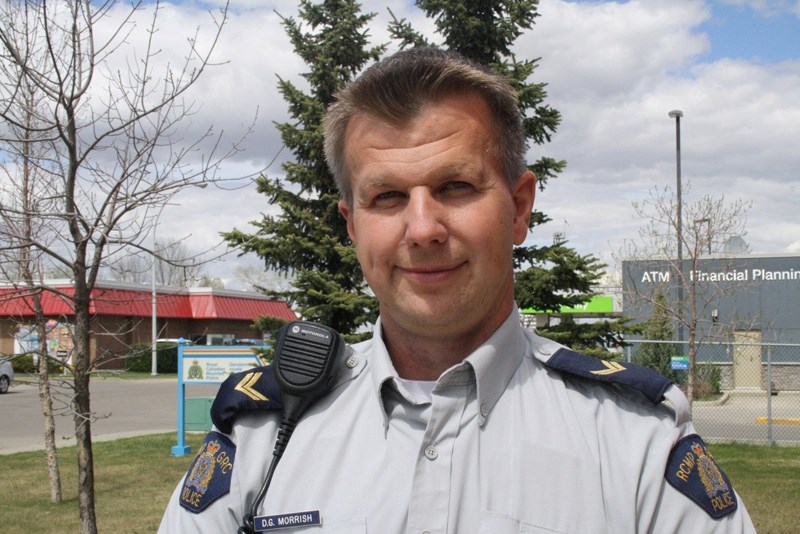 Cpl. Don Morrish looks forward to general duty community policing in Innisfail.