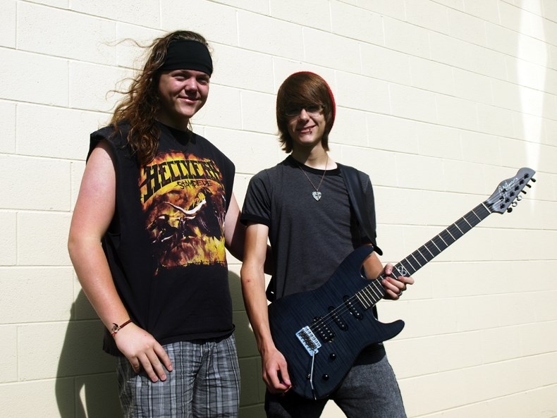 Colin Langstraat (left) and his brother Aaron are organizing the anti-graffiti concert at the Ol&#8217; Moose Hall on Aug. 24.