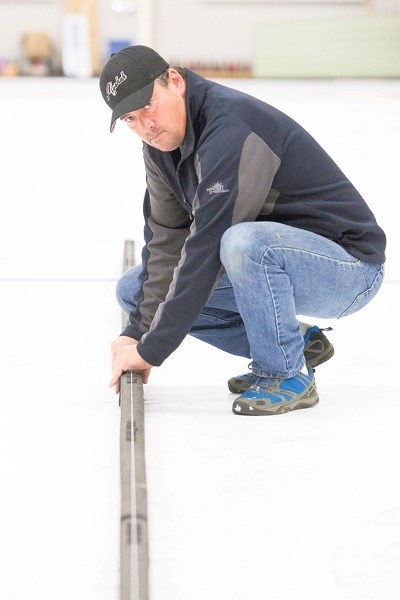 Brent Asham is the new manager and head ice technician at the Innisfail Curling Club.