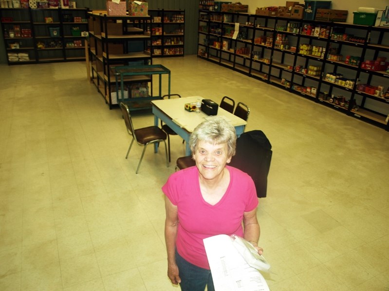 Carole Sim, volunteer coordinator at the food bank, said the agency needs more donations of canned fruit and veggies, meat, soup, rice, pasta and school snacks.