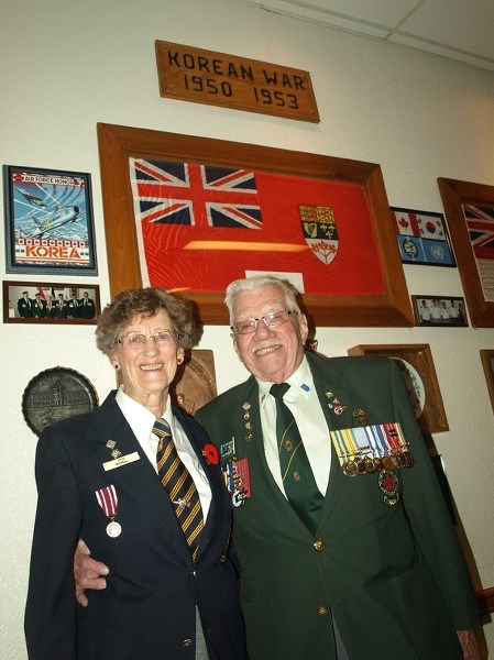 Doug Whorrall and his wife Joyce have been awarding bursaries totalling $3,000 for young cadets since 2009.