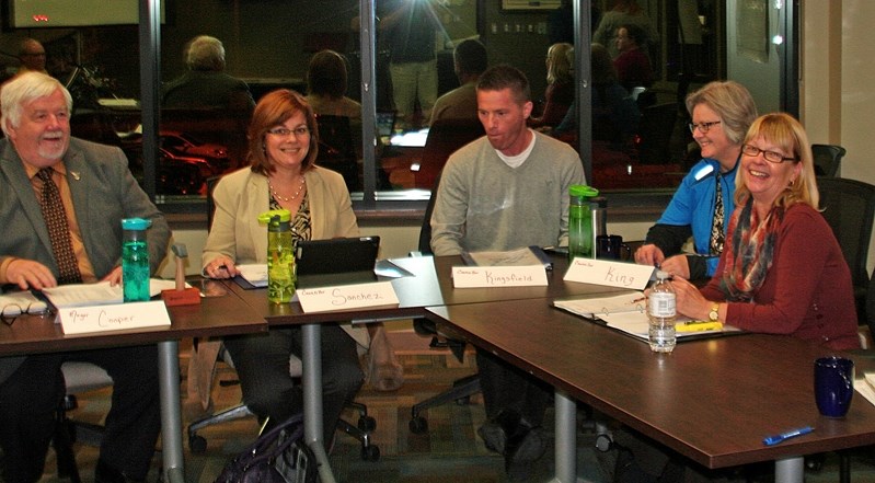 Penhold council during question period after budget presentation.