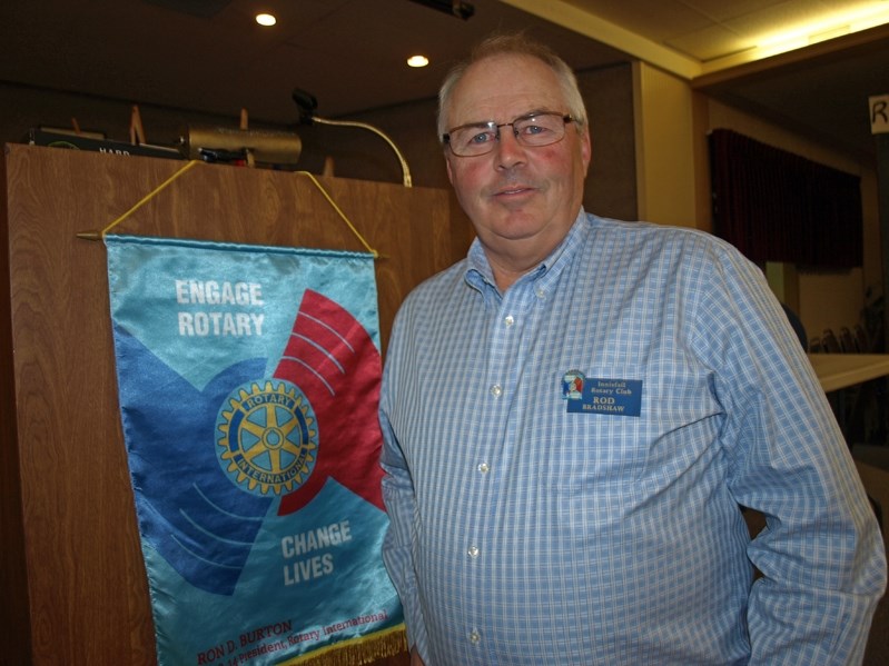 Rod Bradshaw, president of the Rotary Club of Innisfail, said the club&#8217;s annual friendship dinner is an important fundraising event for the community.