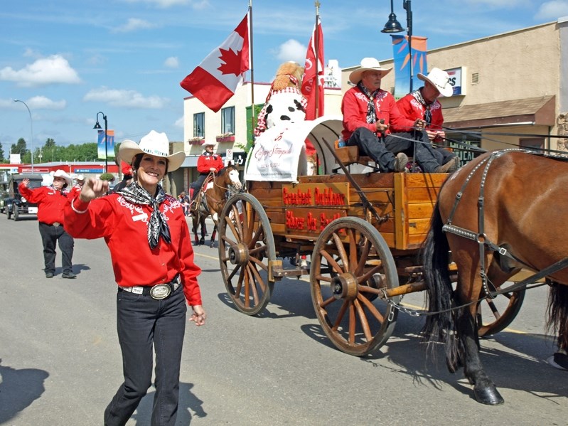 Smiles were plentiful on Main Street Saturday morning (June 14) as more than a 1,000 Innisfailians lined the streets for the annual Innisfail Rotary Rodeo Parade.