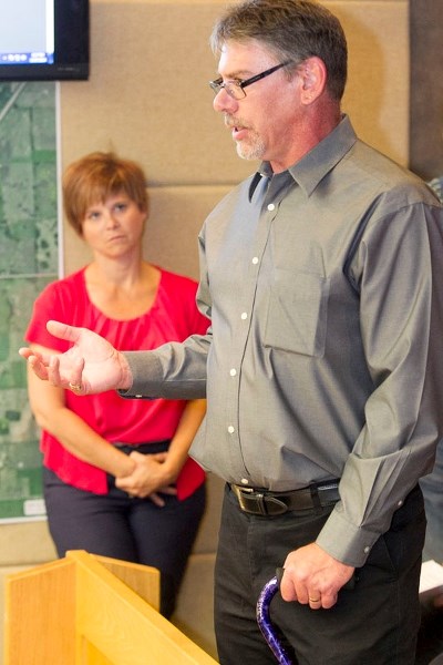 Westwood court resident Don Corcoran tells town council that no matter what the town calls a new waste transfer site it will always be just a &quot;dump&quot; for residents.