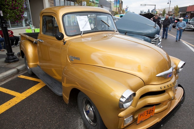 A vintage Chevrolet half ton waits for car buffs during the Weekend of Wheels on Sept. 13 in downtown Innisfail.