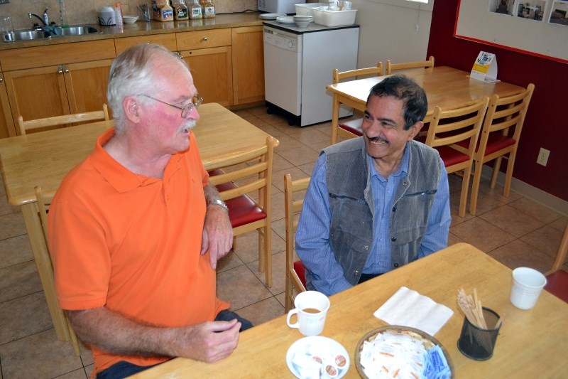 Bob Bartlett (left) and Zul Waljee said they are willing to talk to local officials, including the RCMP, this fall to see if there is a way the Citizens on Patrol can be