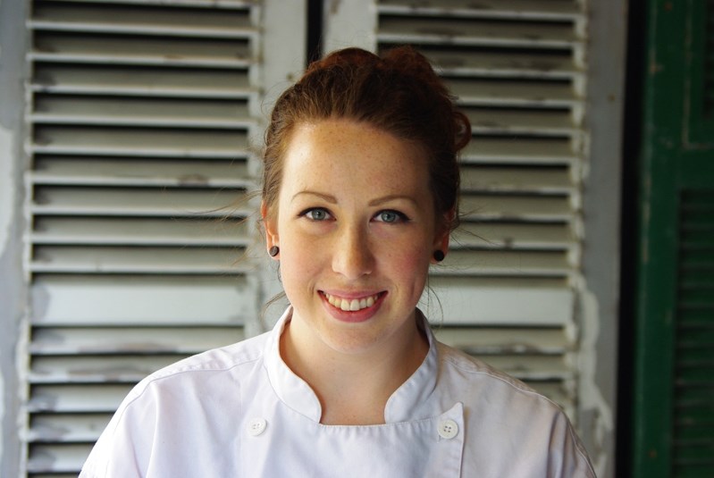 Innisfail&#8217;s Madison Miller prepares food in the kitchens of Chef&#8217;s Table at Calgary&#8217;s Kensington Riverside Inn.