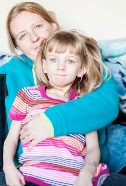 Robin Brand with her daughter Brooke Aubuchon. Brand&#8217;s family desperately needs a new van to transport Brooke to Calgary to see medical specialists to treat the