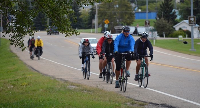 A total of 125 cyclists, including 20 teams from across Central Alberta, took part in the 2016 Johnson MS Bike Tour.
