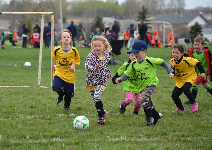 Geraldton and Longlac celebrate youth soccer program in season wind-up.
file photo