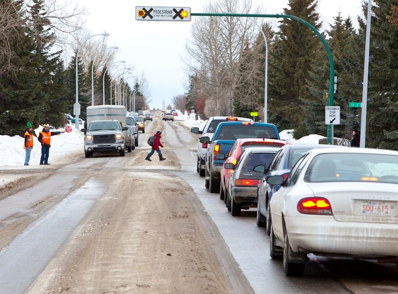 The school zone on 57 Avenue is being discussed as a place where changes could be made to its designation.