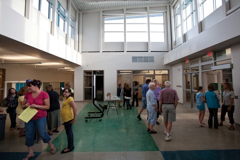 Parents and interested members of the public were given a tour of the substantially complete Holy Trinity School last Thursday evening, which is expected to be open to the