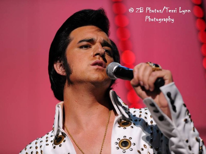 Adam Fitzpatrick will perform as Elvis Presley in the Elvis Evolution show at the TransCanada Theatre on Feb. 5.