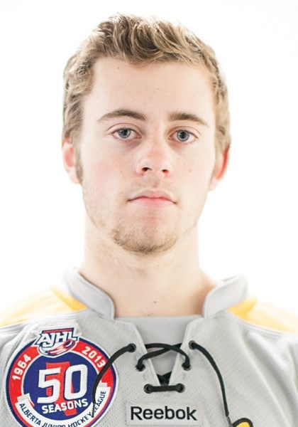 Olds Grizzly Chris Gerrie was named the Alberta Junior Hockey League&#8217;s 2013-14 rookie of the year on Feb. 24. Gerrie, 17, leads all AJHL rookies in goals, with 18,