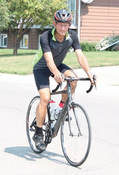 Emrie Strohschein, who lives just north of Olds, has already raised more than $15,000 in donations for the Enbridge Ride to Conquer Cancer. He is taking part in the ride next 