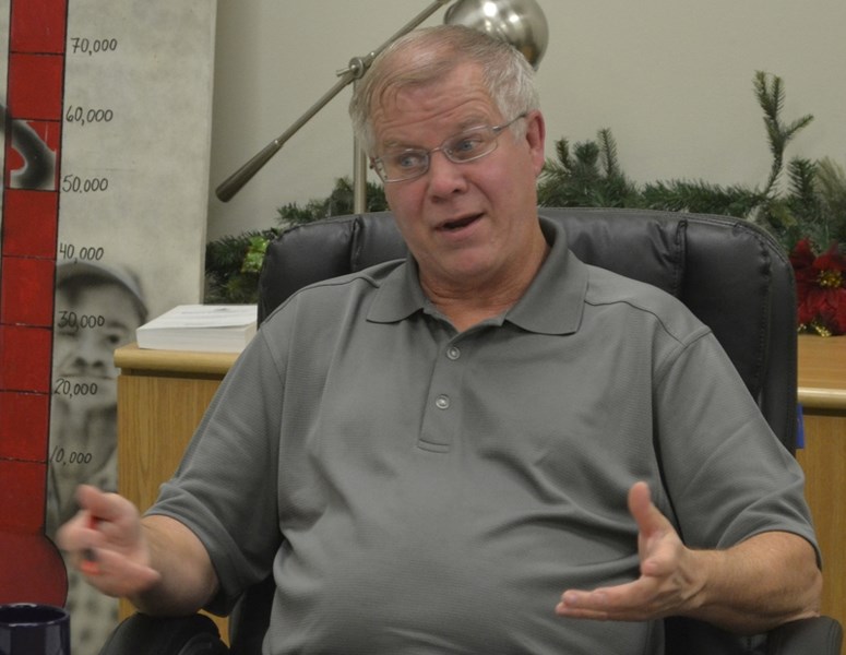 Bowden Mayor Robb Stuart, pictured here, suggested giving Silent Santas $1,000.