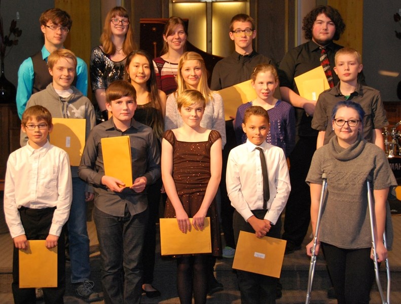 Back Row (Left to Right): Sage Jackson, Kaylee Bowhay, Lucy Sawatzky, Wesley Wilks, Nic Sherman. Middle Row (Left to Right): Hunter Jackson, Ciara Ritchie, Naomi Rowe, Olivia 