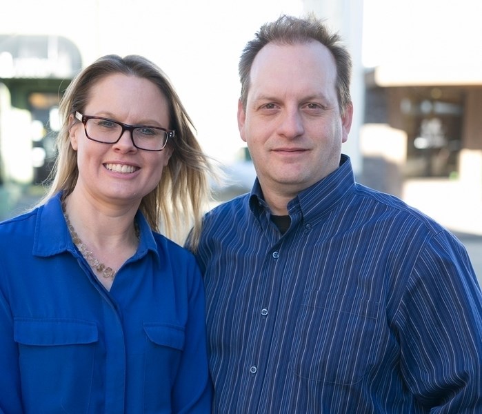 Hope4MVCkids Society founder Lisa Nicholson and board member Ken Tkatchuk.