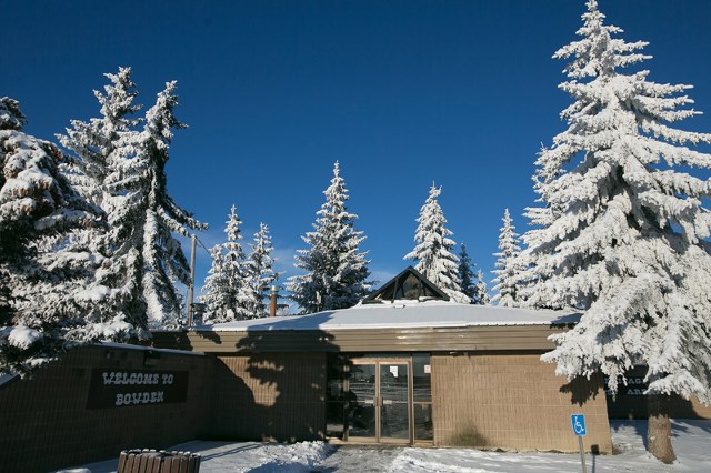 A look at the Bowden rest stop. Town councillors considered closing it if they didn&#8217;t receive enough money from the province to operate it.