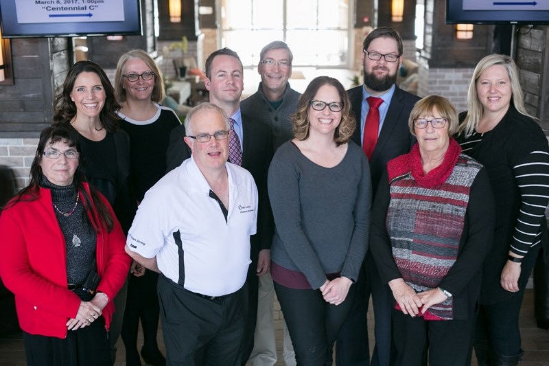 New and existing Olds &#038; District Chamber of Commerce board members are ready to start a new year after their annual general meeting March 8 at the Pomeroy Inn &#038;