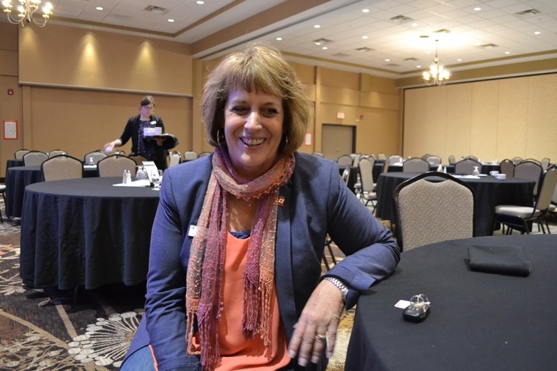 Olds and District Hospice Society vice-president Kathy Kemmere says she learned a lot during a conference on grief and bereavement, held June 14 at the Pomeroy Inn &#038;