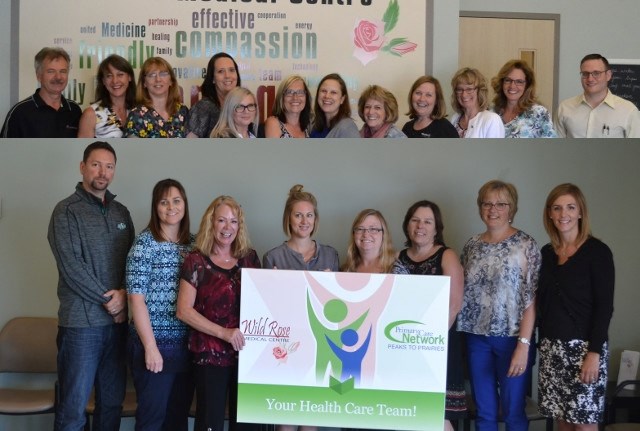 Teams from the Wild Rose Medical Clinic and the Peaks to Prairies Primary Care Network finished first and second respectively in the Get Out, Get Active Challenge this year.
