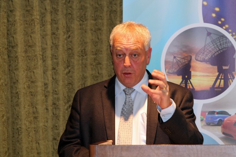 Cal Dallas, Alberta&#8217;s international and intergovernmental relations minister, spoke to a group of roughly 25 people at the Olds Ramada hotel on Sept. 17 about market