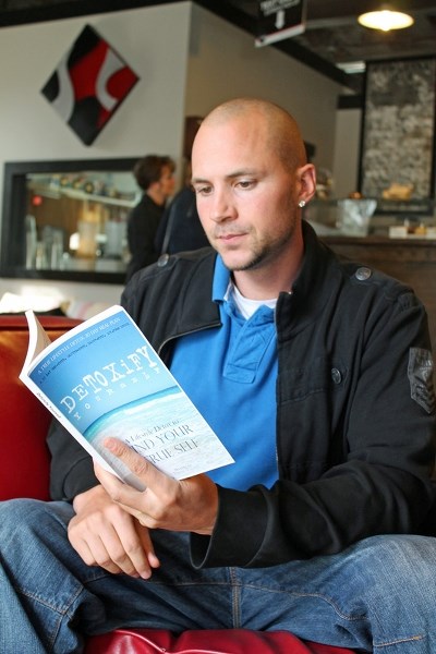 Local personal trainer and fitness class teacher Drew Taddia self-published Detoxify Yourself, a nutrition-focused book he wrote from his own experiences, last Christmas.