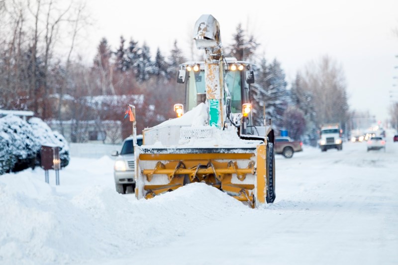 The Town of Olds decides when and where to plow based on a priority system for the community and by how much snow falls in a certain period of time.