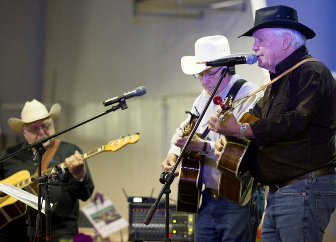 Trails End performs during Faith Fest at the Big Rack Cow Palace Event Centre.