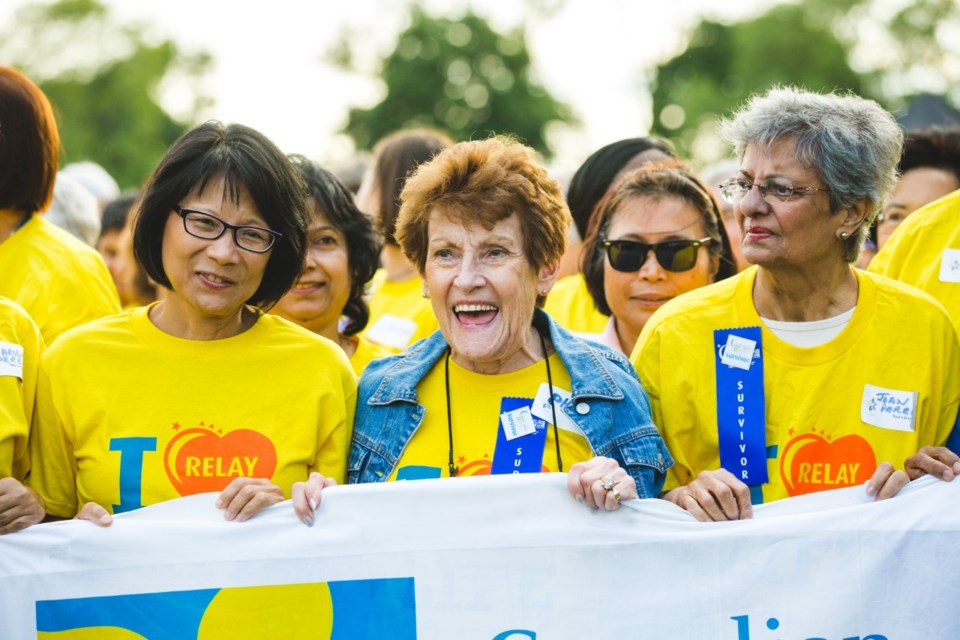 The Canadian Cancer Society Relay for Life in Newmarket June 21 aims to raise $60,000 this year. Submitted photo/The Canadian Cancer Society