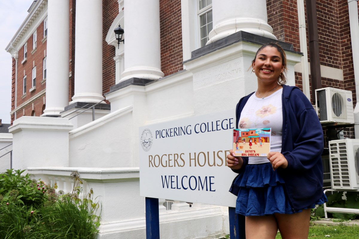 Pickering College student authors children's book with a cause