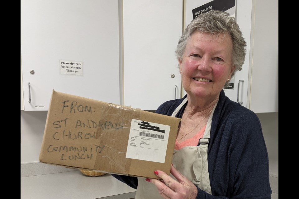 St. Andrew's Presbyterian Church volunteer Heather Cromie has been organizing the community lunch program since its inception.