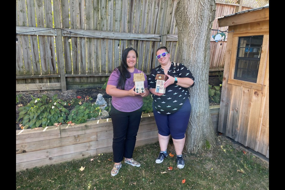 Tanja Hutahajan and Jessica Lafreniere started making urns for pets when they lost their dogs Dakota and Harley earlier this year.