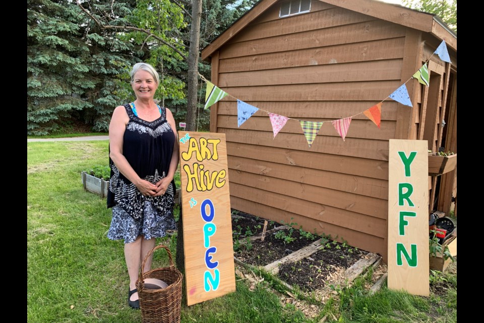 Suzanne Borduas is an art therapist and community garden volunteer. Debora Kelly/NewmarketToday