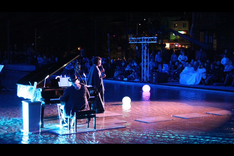 A scene from Splash of Culture 2017 featuring performing artists Lance Anderson (Piano) and Quisha Wint (Vocals). ~Photo supplied by the Town of Newmarket.
