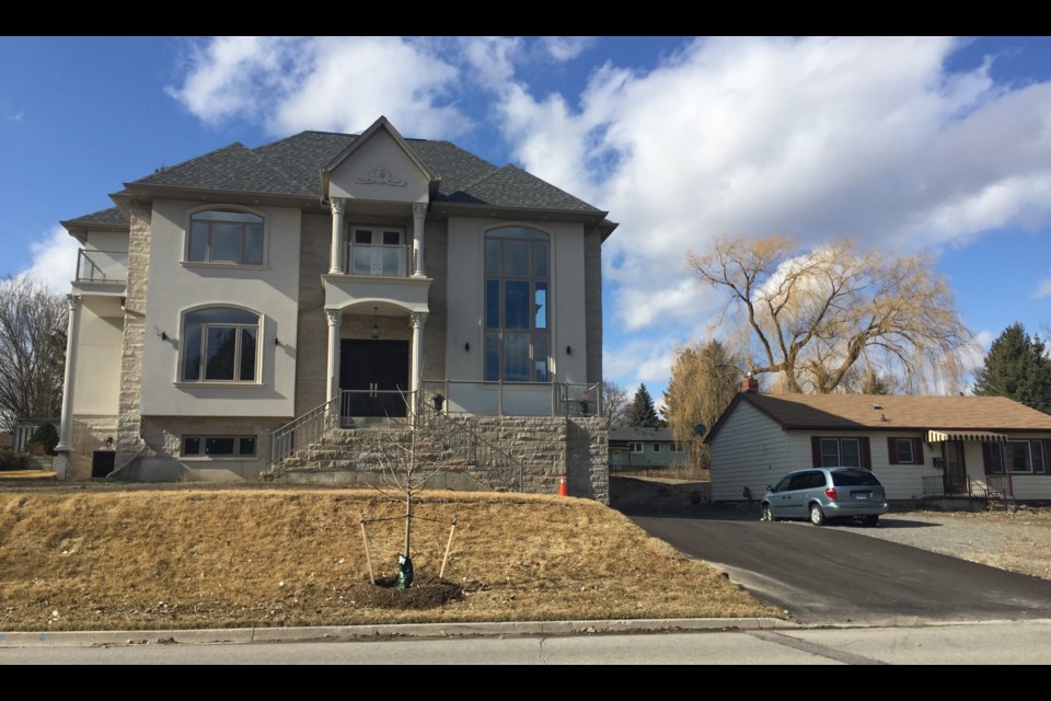 There is no sign on the lawn but Newmarket's 'biggest house' on Elgin Street is for sale. Debora Kelly/NewmarketToday