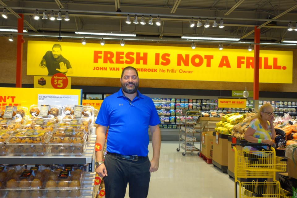 John van Teunenbroek, owner of Newmarket’s John’s No Frills, aims to address local food insecurity. File photo |Debora Kelly/NewmarketToday                             